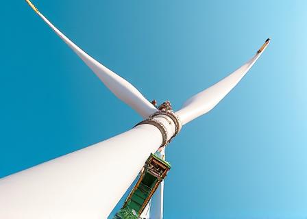 Wind turbine blades in transit